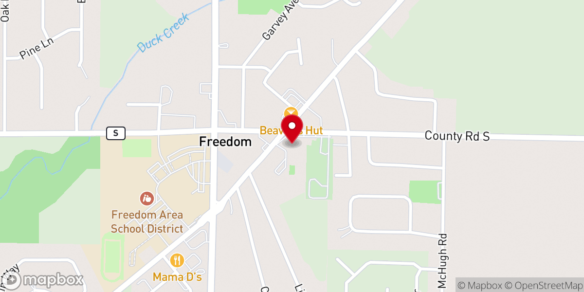 Map showing location of St. Nicholas Catholic Church