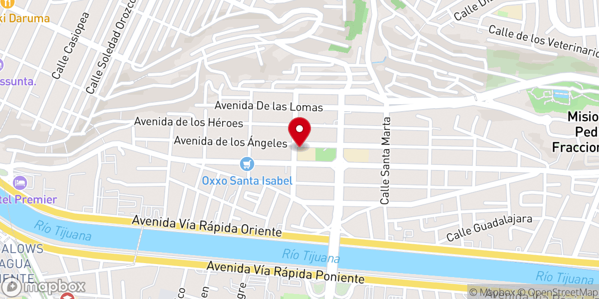 Map showing location of Parroquia Medalla Milagrosa
