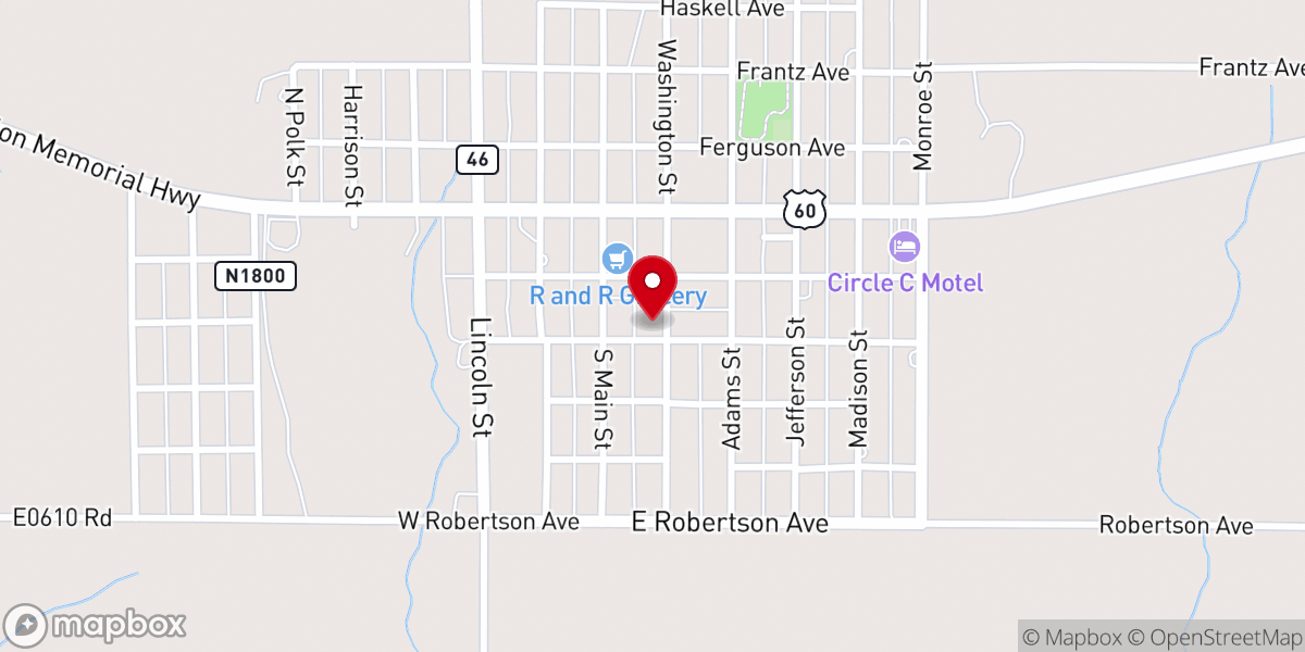 Map showing location of Global Methodist Church