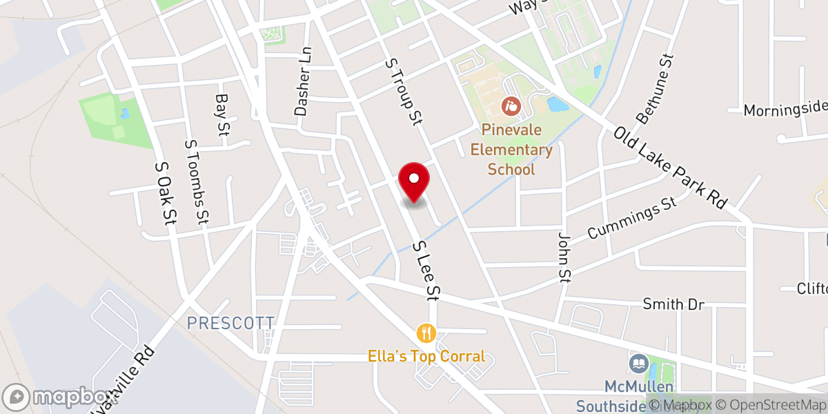 Map showing location of House of Bread Church Ministry
