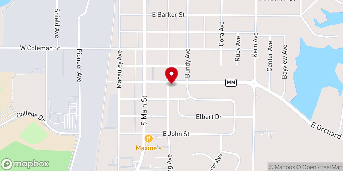 Map showing location of German Evangelical Church