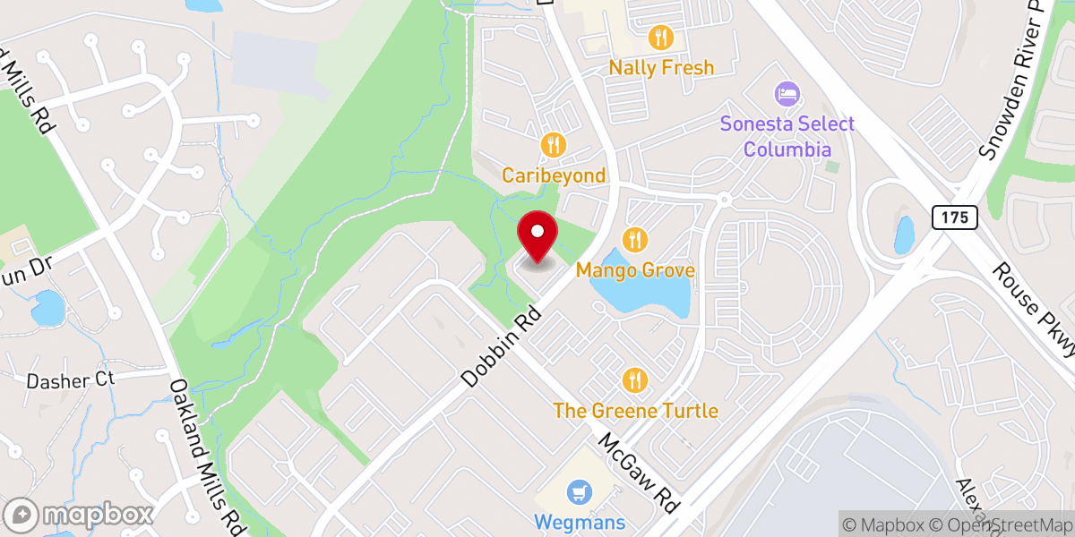 Map showing location of Transformation Church