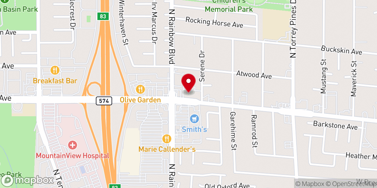 Map showing location of Holy Spirit Lutheran Church