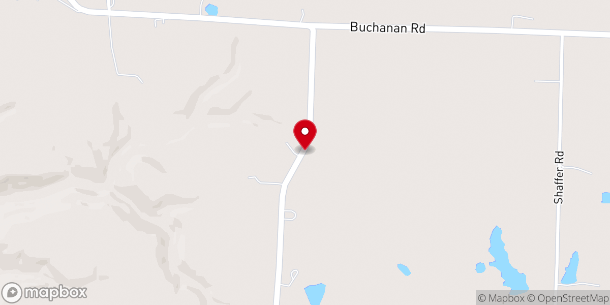 Map showing location of Palmer United Methodist Church