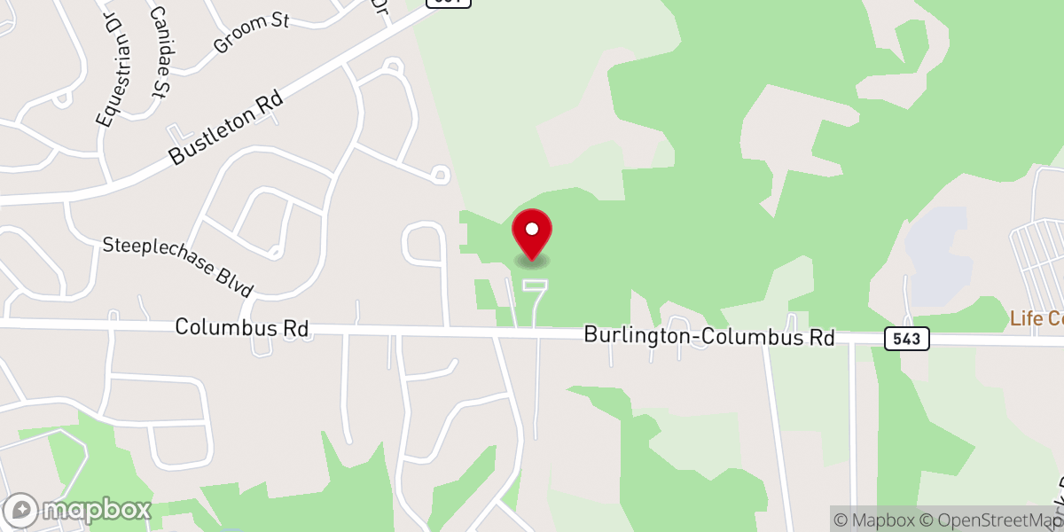 Map showing location of Assemblies of God, NJ District Council