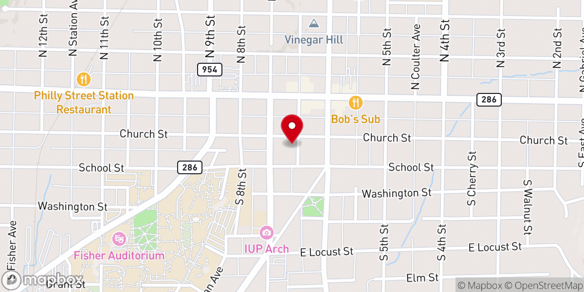 Map showing location of Graystone Evangelical Presbyterian Church, EPC