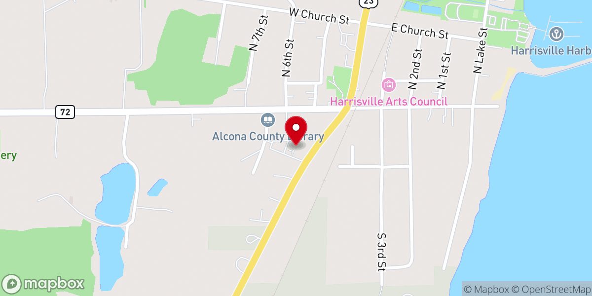 Map showing location of St Anne Catholic Church