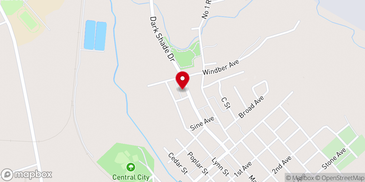 Map showing location of St John the Baptist Society