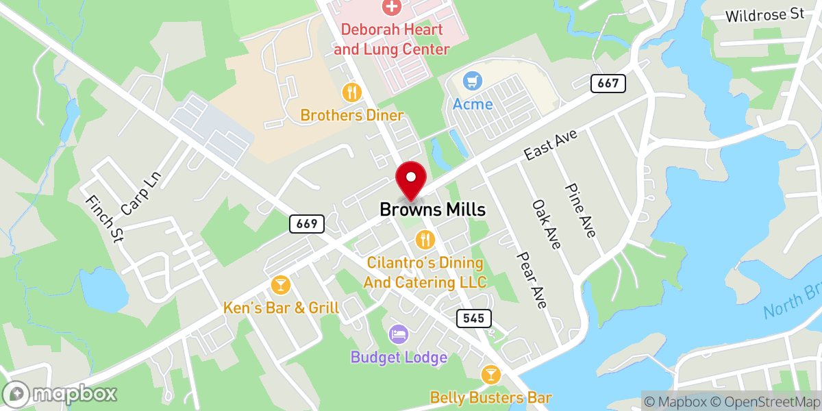 Map showing location of First Pentecostal Apostolic Mission