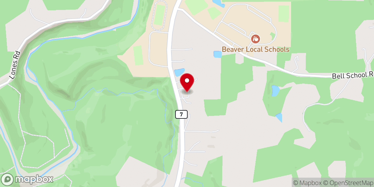 Map showing location of Point of Mercy Sanctuary