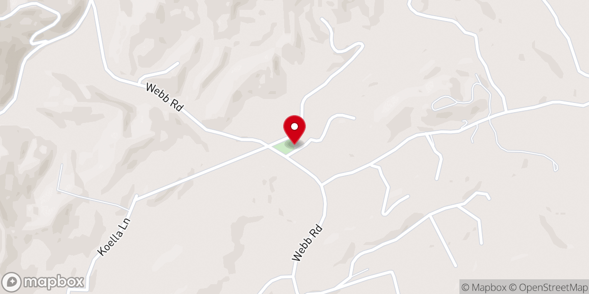 Map showing location of Caylor's Chapel Baptist Church