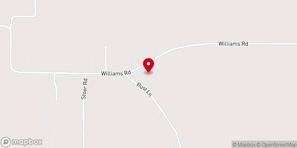 Map showing location of Mount Washington Church