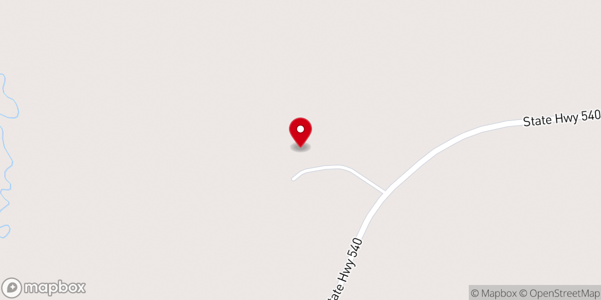 Map showing location of Corinth Baptist Church