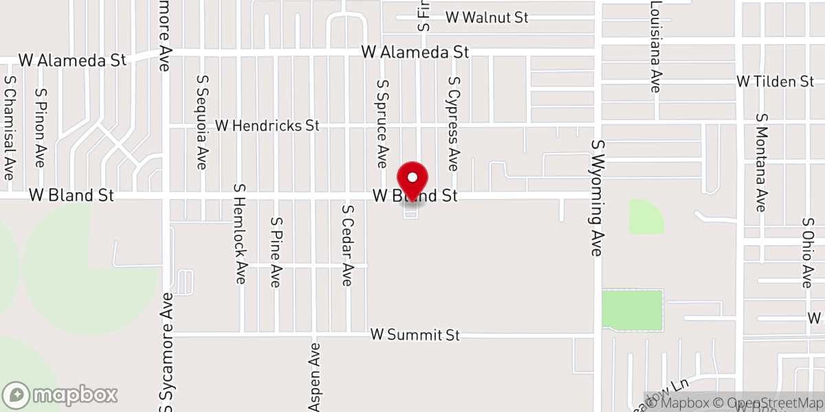 Map showing location of New Life Church of Roswell