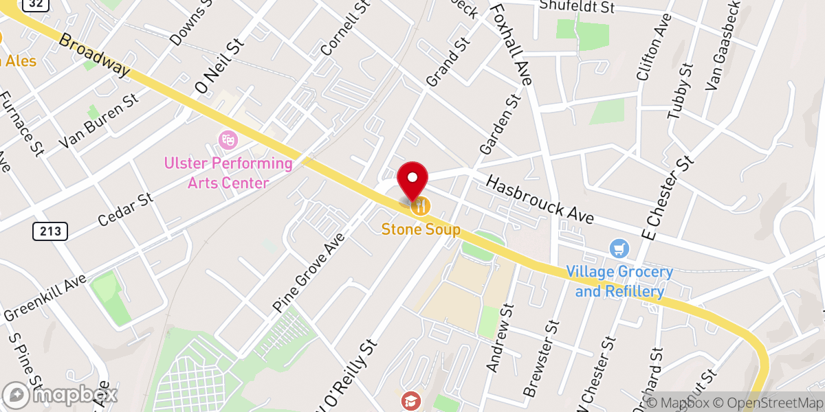 Map showing location of Unitarian Universalist