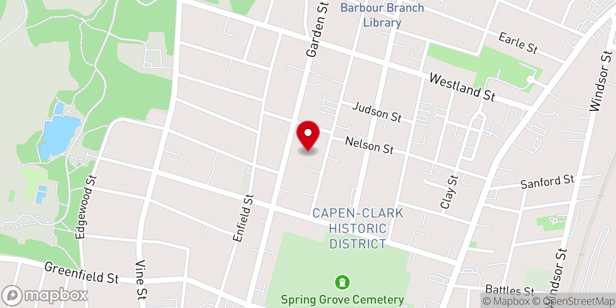 Map showing location of New Beginnings Community Baptist Church