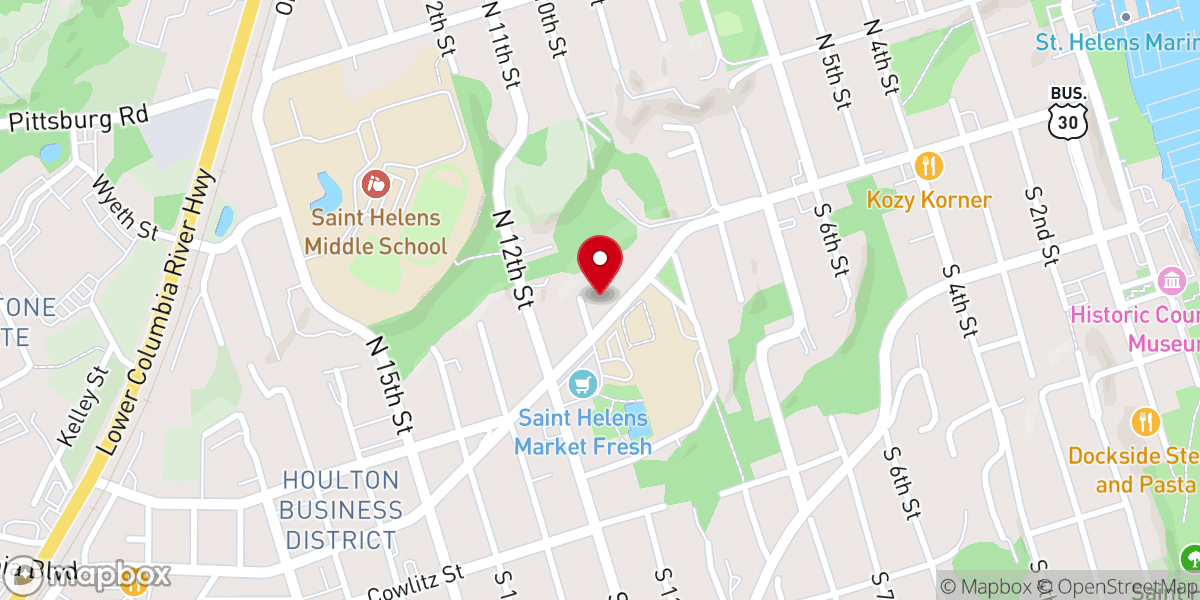 Map showing location of Calvary Chapel Fellowship