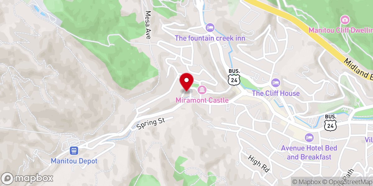 Map showing location of Our Lady of Perpetual Help
