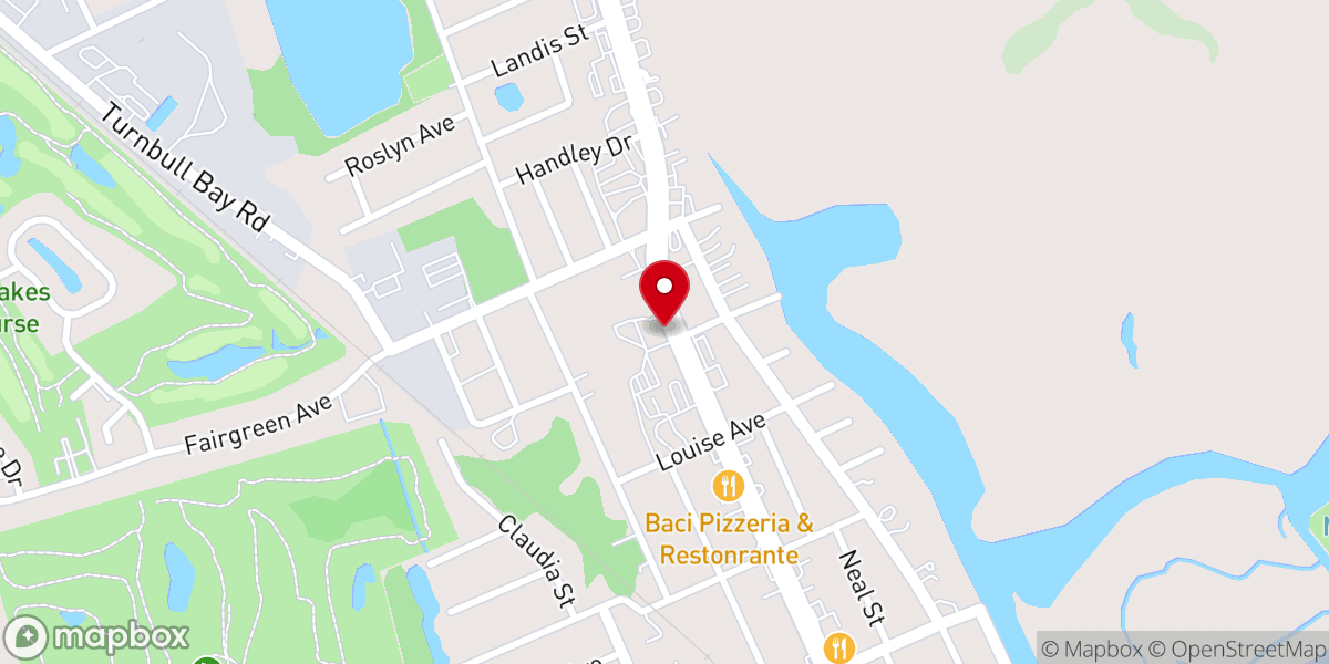 Map showing location of Sacred Heart Catholic Church