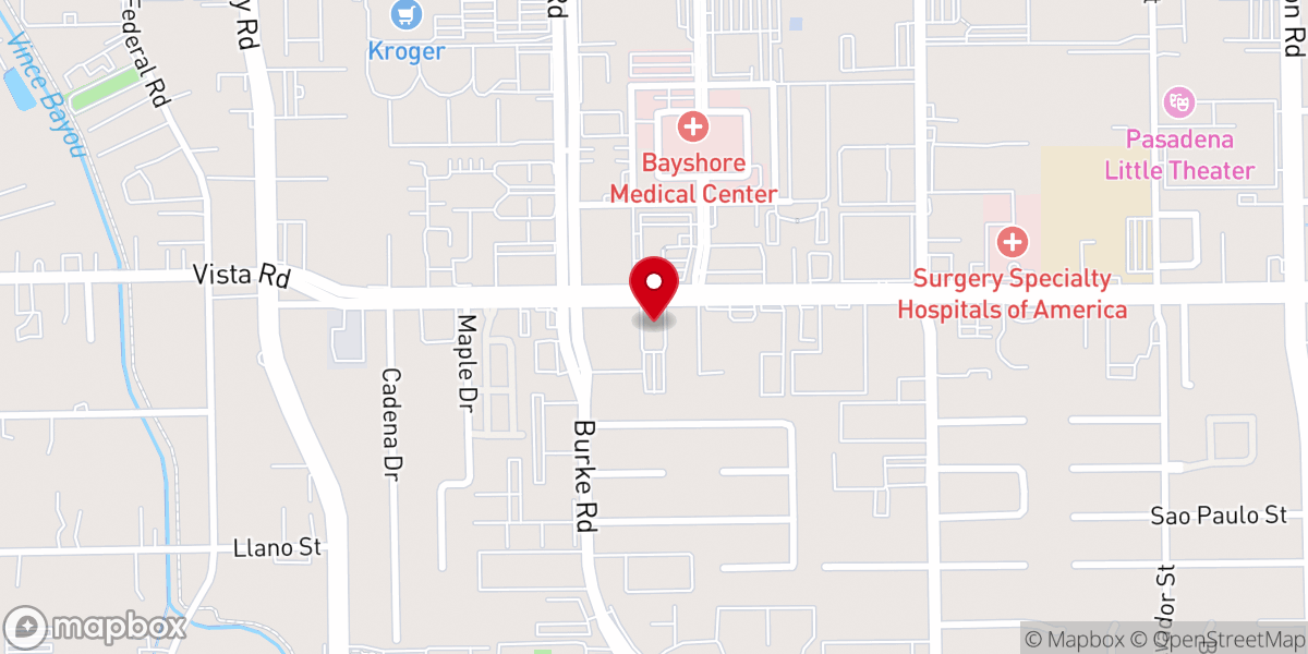 Map showing location of Faith Christian Center Pasadena (Faith Assembly of God-Pasadena)