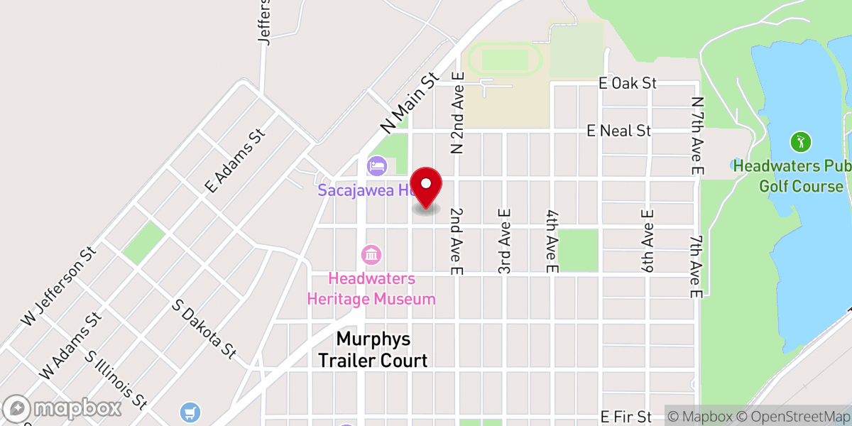 Map showing location of Holy Family Parish