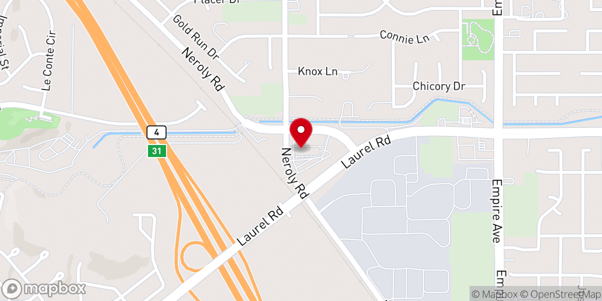 Map showing location of Laurel Ridge Community Church