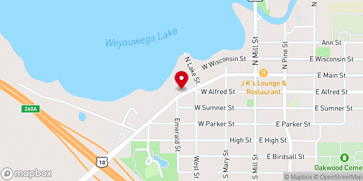 Map showing location of St Peter Lutheran Church