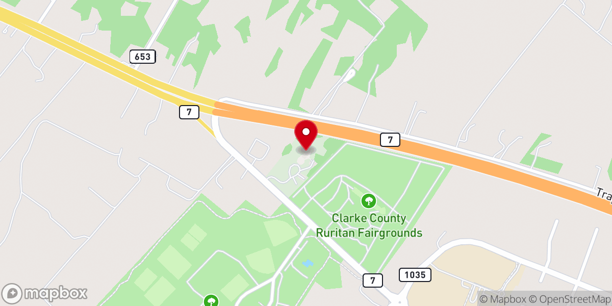 Map showing location of St Bridget of Ireland Church