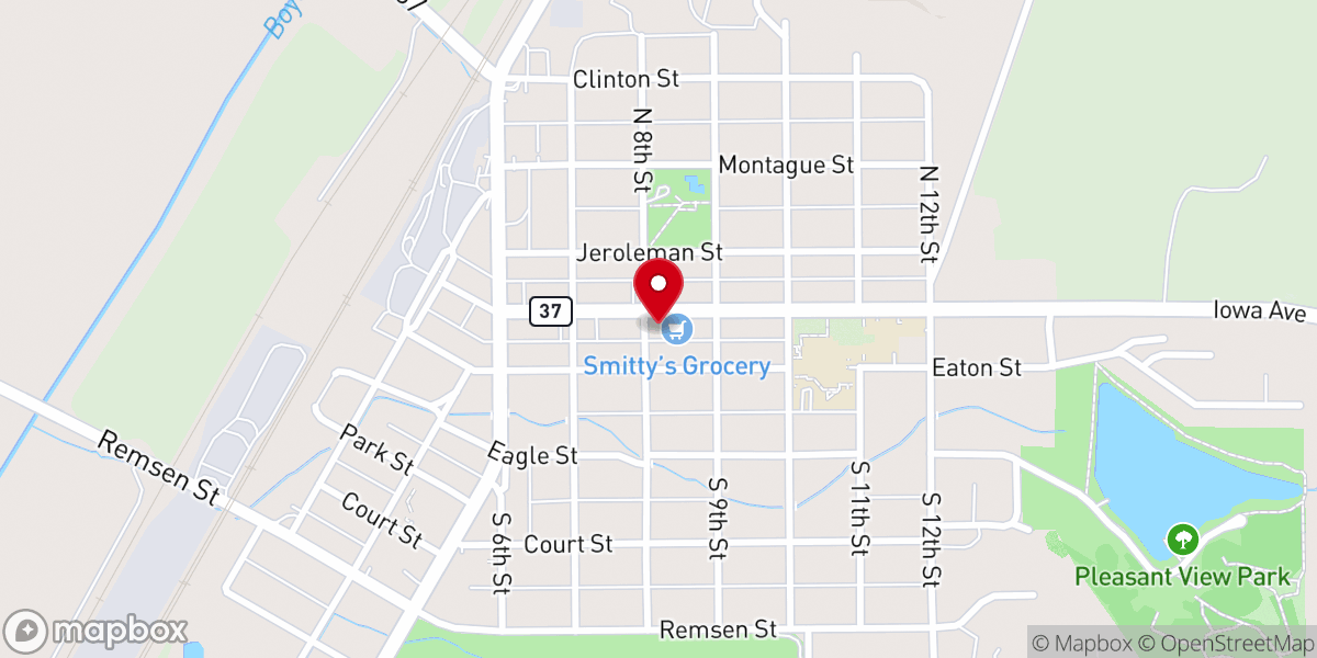 Map showing location of Word of Life Church