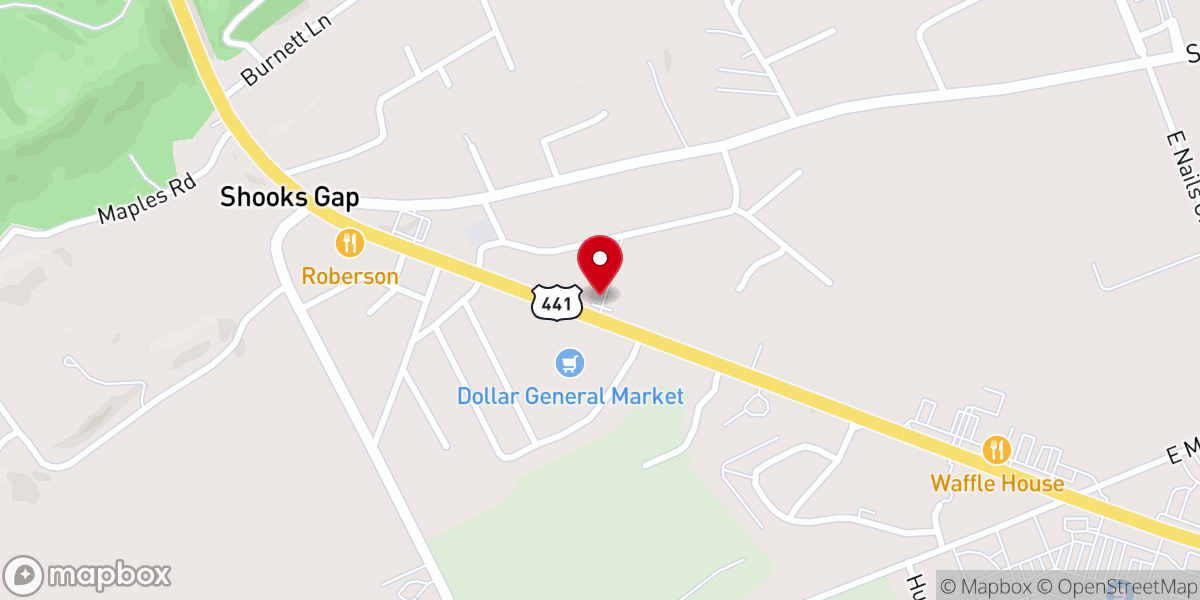 Map showing location of Celebration Lutheran Church