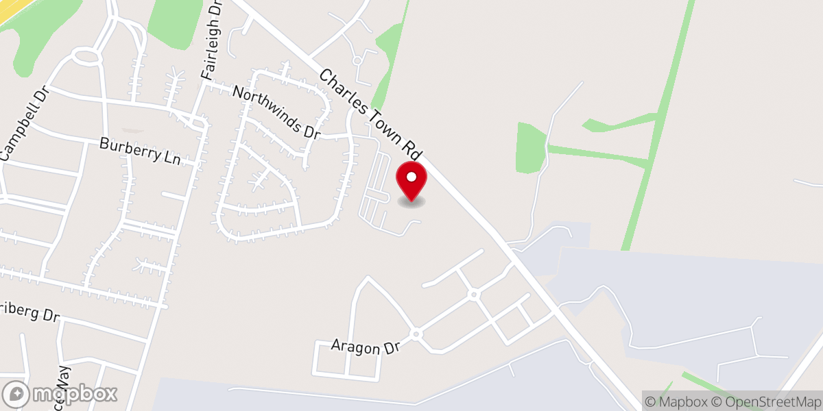 Map showing location of St. James the Greater Catholic Church