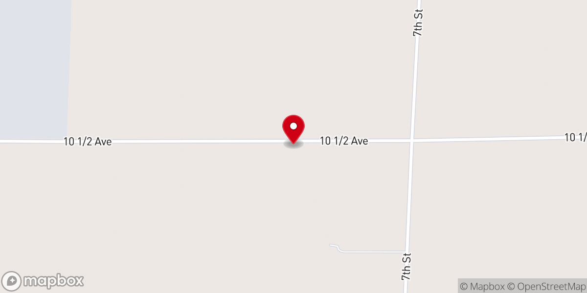 Map showing location of Bethany Lutheran Church