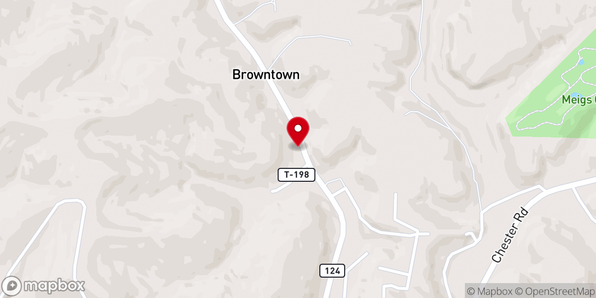 Map showing location of Enterprise United Methodist Church