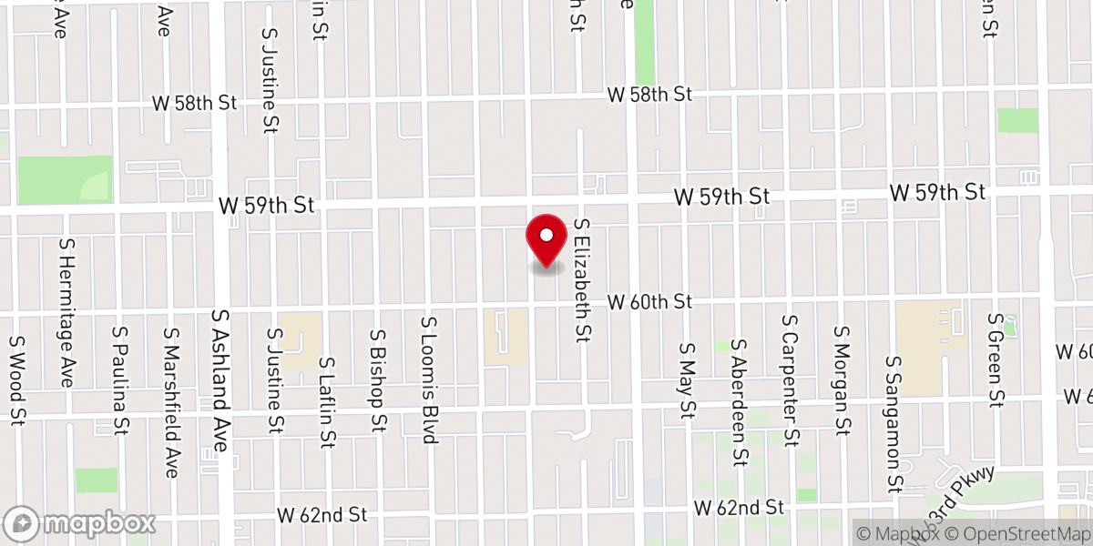 Map showing location of Bethel Tabernacle