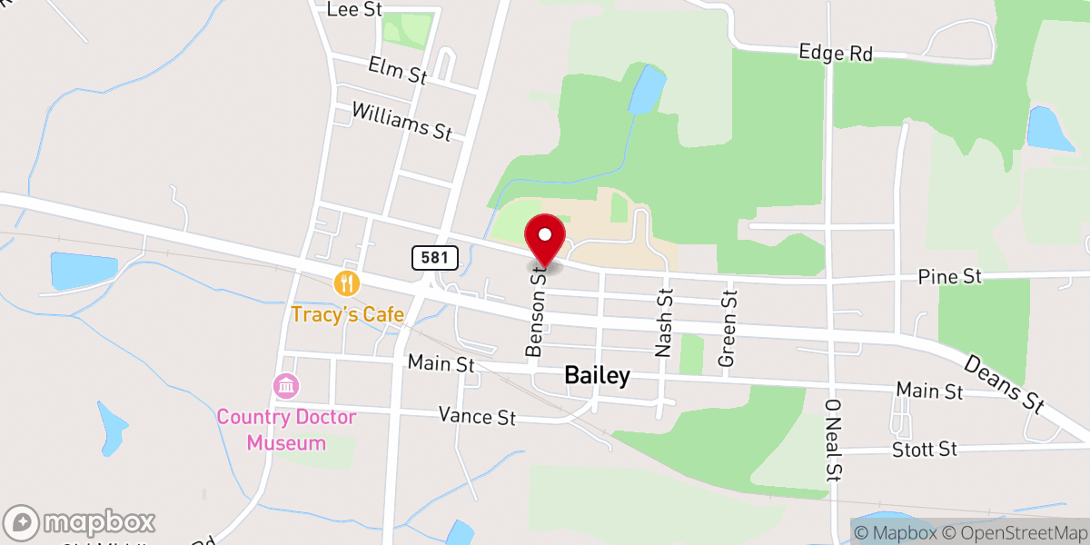 Map showing location of Cornerstone Pentecostal Holiness Church