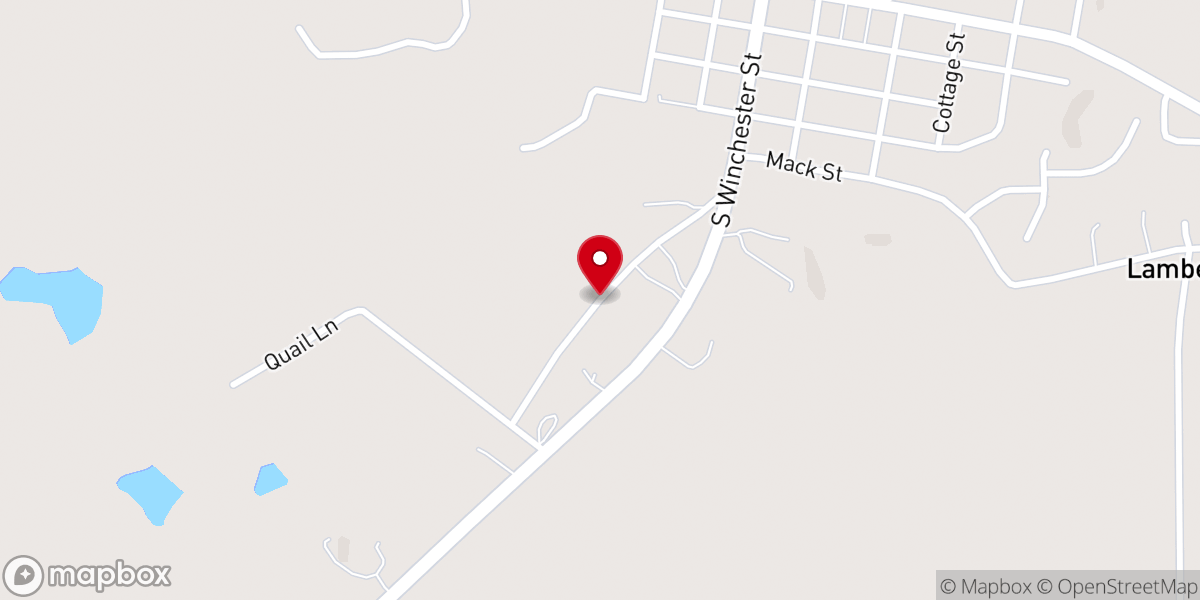 Map showing location of New Life Christian Center