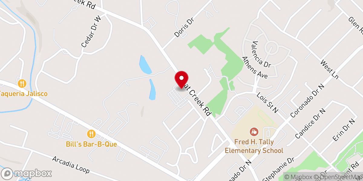Map showing location of Impact Christian Fellowship