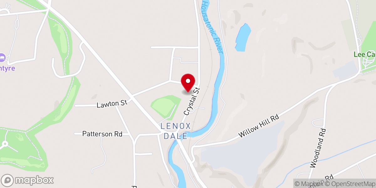 Map showing location of St. Vincent De Paul Church