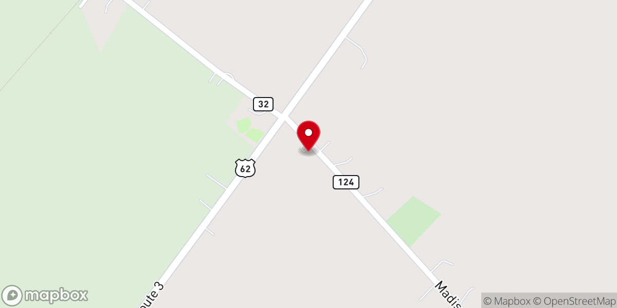 Map showing location of Madison Mills United Methodist Church