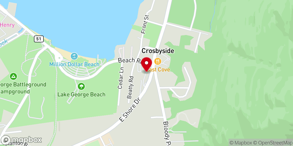 Map showing location of Bay Road Presbyterian Church Inc