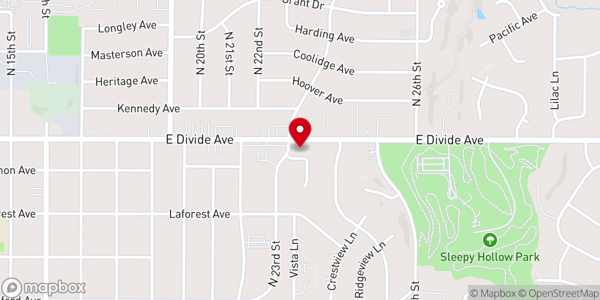 Map showing location of Faith Center Church of God of Prophecy