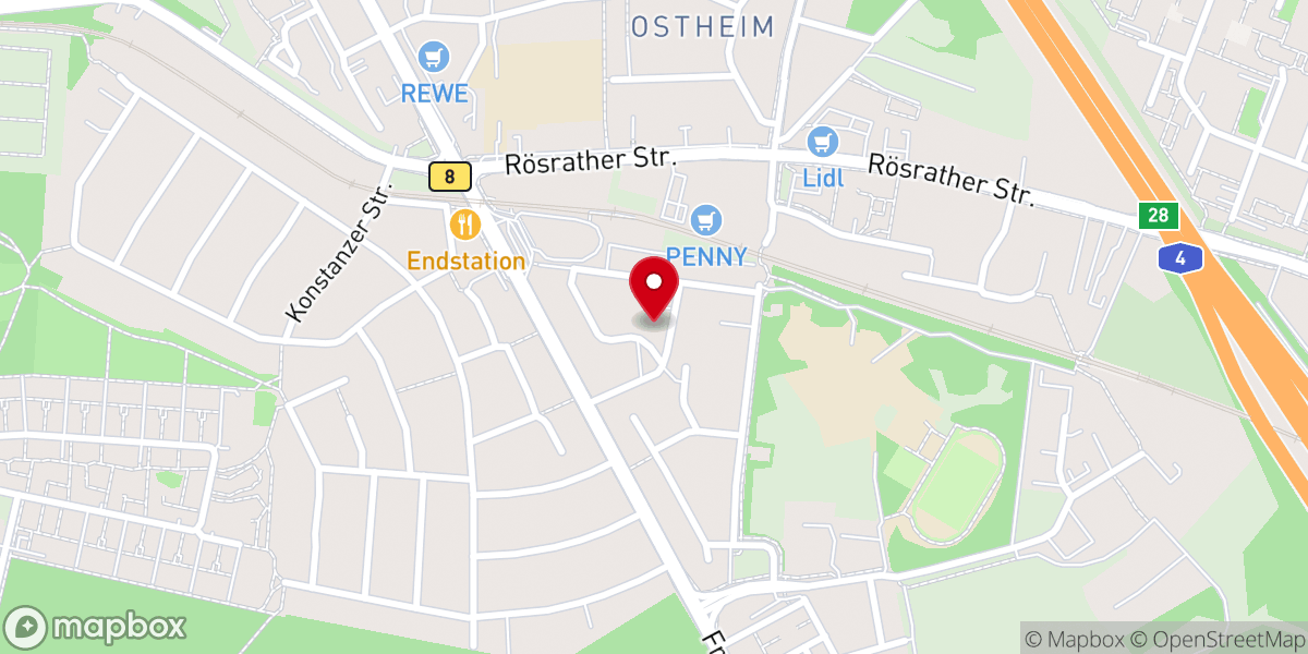 Map showing location of Auferstehungskirche