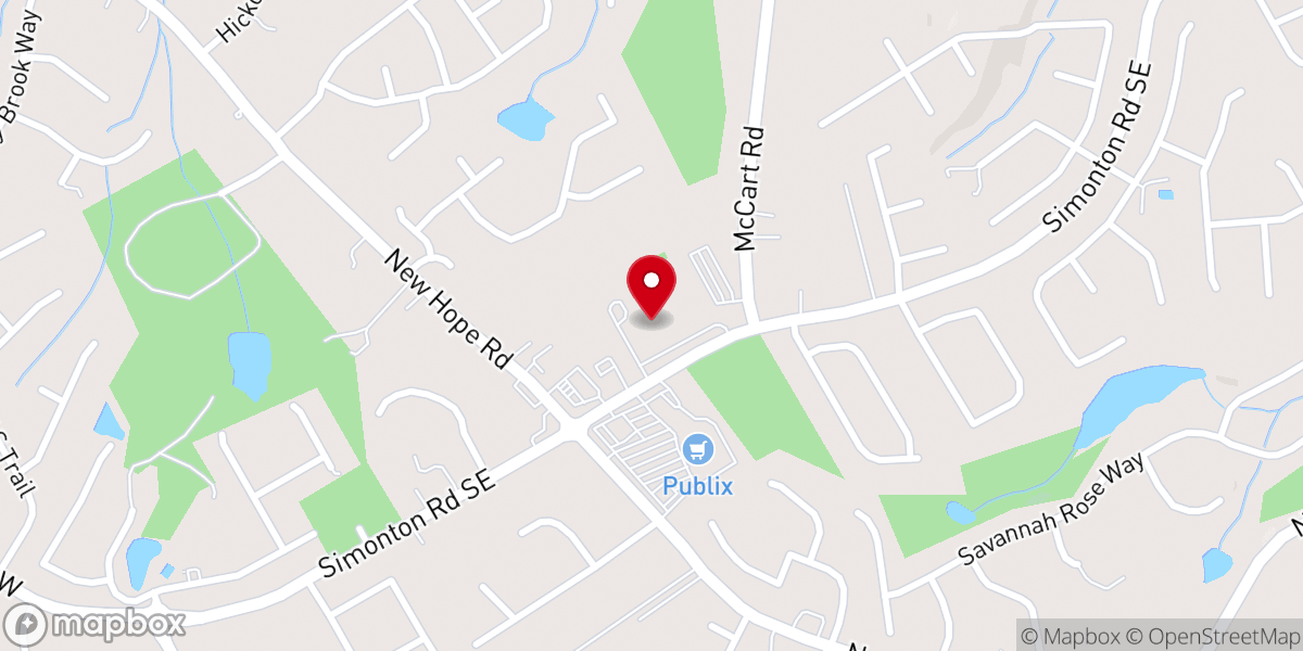 Map showing location of Hope Experience Church Inc
