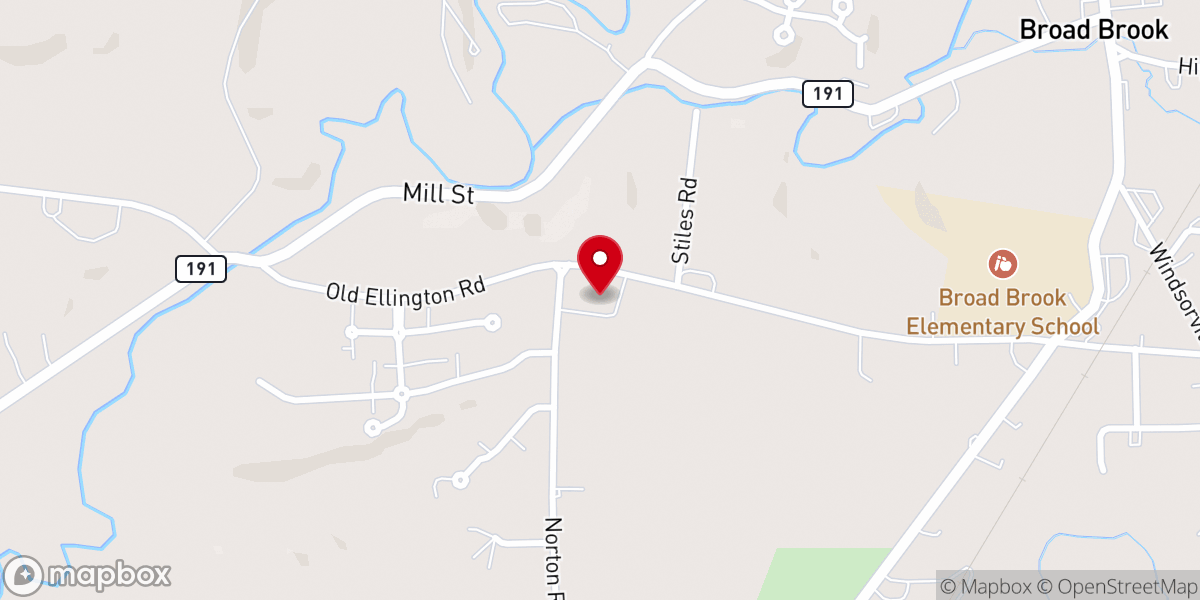 Map showing location of Cornerstone Church