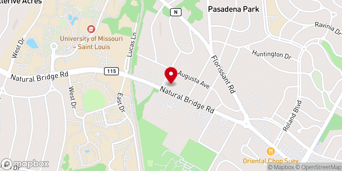 Map showing location of Murchison Tabernacle Christian Methodist Episcopal Church