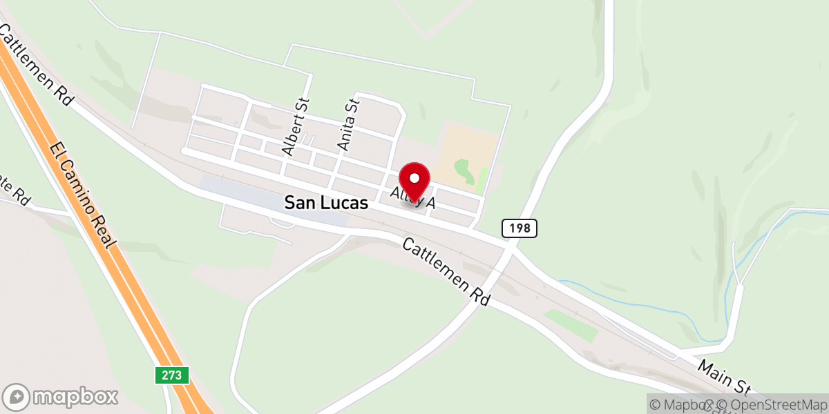 Map showing location of Saint Luke's Catholic Mission