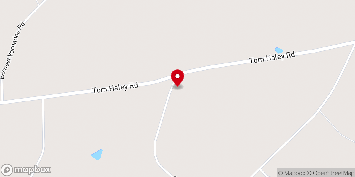 Map showing location of Hope Church