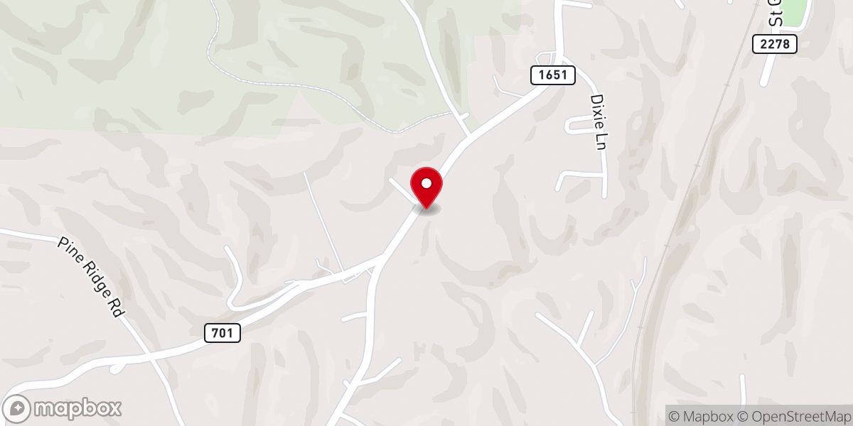 Map showing location of Stearns Seventh-day Adventist Church