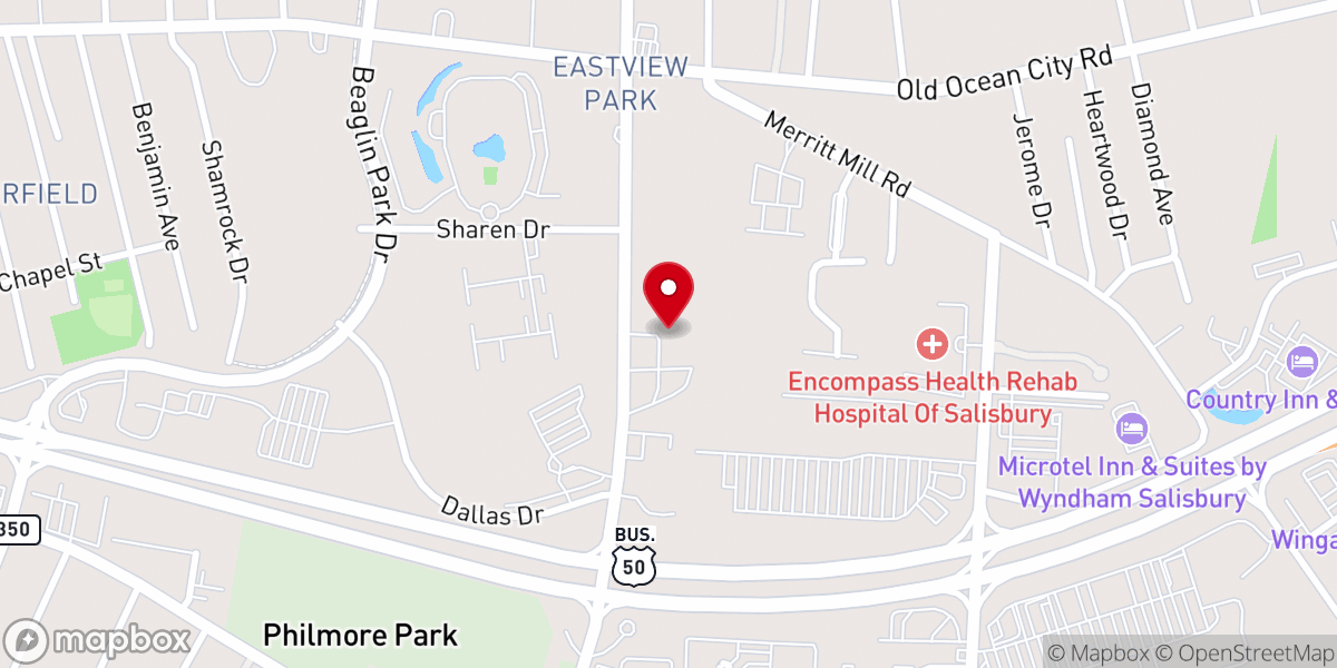 Map showing location of Salisbury District Office Untd Methodist
