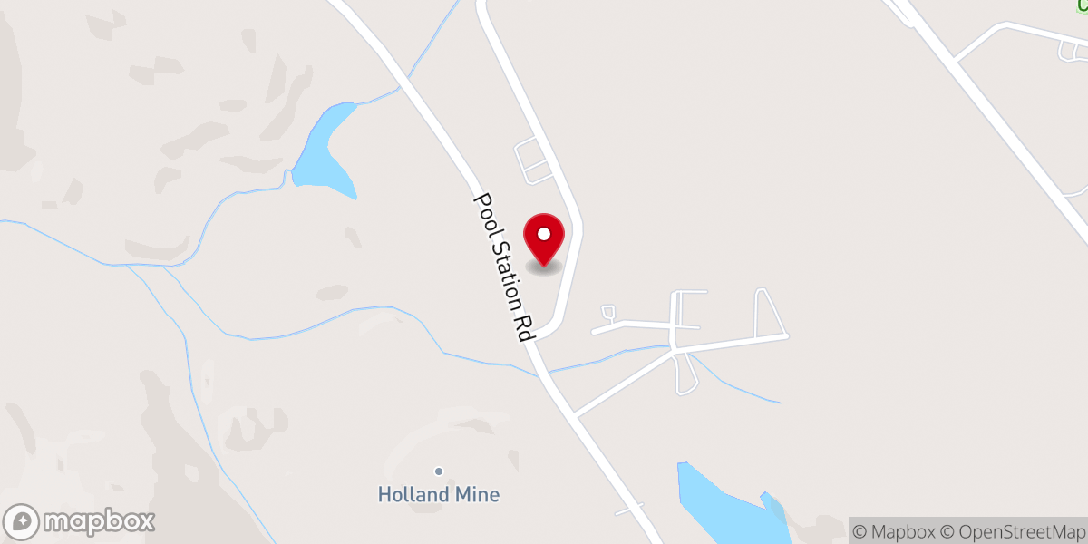 Map showing location of Golden Hills Mennonite Church